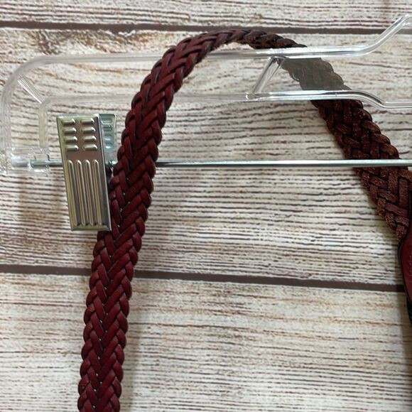 BRAIDED SUSPENDERS IN GENUINE LEATHER‎ - Picture 7 of 8